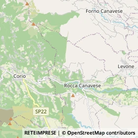 Mappa Rocca Canavese