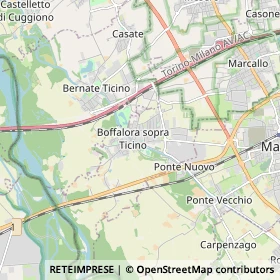 Mappa Boffalora sopra Ticino