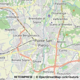 Mappa Ponte San Pietro