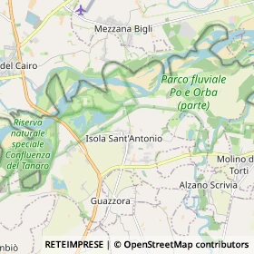 Mappa Isola Sant'Antonio