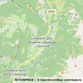 Mappa Challand-Saint-Anselme