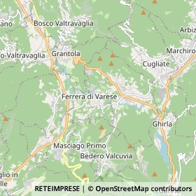 Mappa Ferrera di Varese
