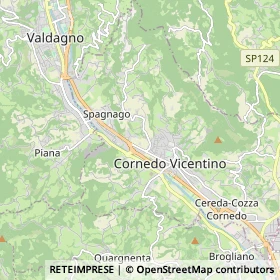 Mappa Cornedo Vicentino
