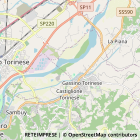 Mappa Gassino Torinese