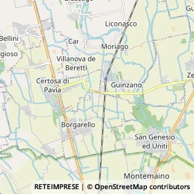 Mappa Certosa di Pavia