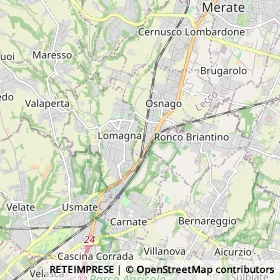 Mappa Osnago