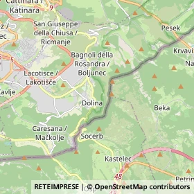 Mappa San Dorligo della Valle