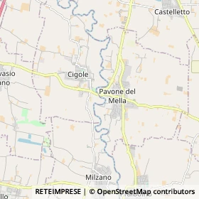Mappa Pavone del Mella