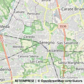 Mappa Seregno