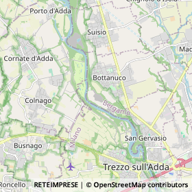 Mappa Bottanuco