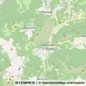 Mappa Tavernole sul Mella