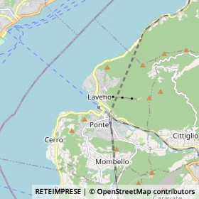 Mappa Laveno-Mombello