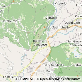 Mappa Baldissero Canavese