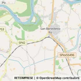 Mappa San Benedetto Po