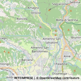 Mappa Almenno San Salvatore