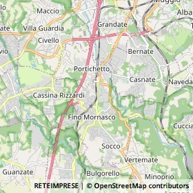 Mappa Fino Mornasco
