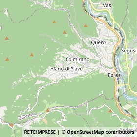 Mappa Alano di Piave