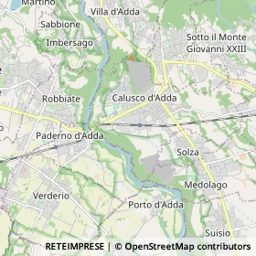 Mappa Calusco d'Adda