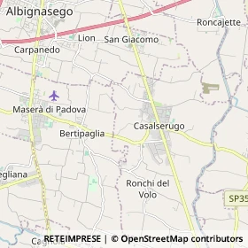Mappa Casalserugo