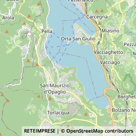Mappa San Maurizio d'Opaglio