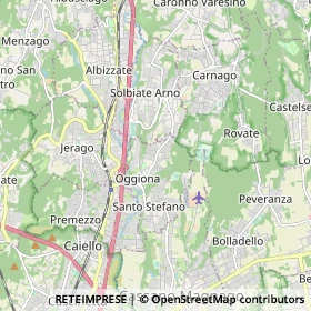 Mappa Oggiona Con Santo Stefano
