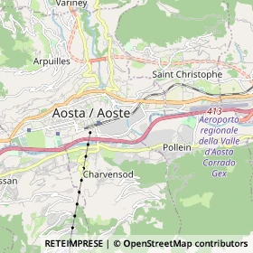 Mappa Aosta