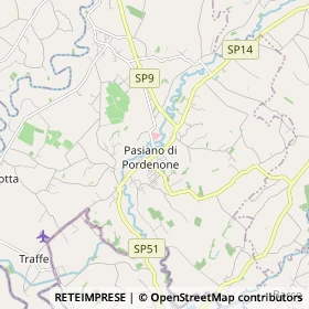 Mappa Pasiano di Pordenone