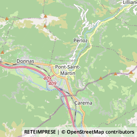 Mappa Pont-Saint-Martin
