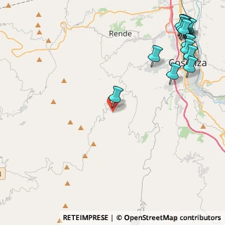 Mappa Via civiltà dell'amore, 87044 Cerisano CS, Italia (7.08214)