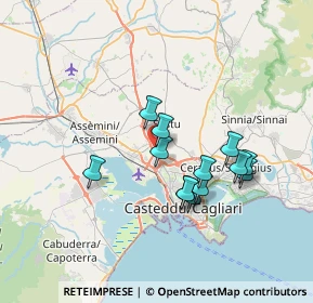 Mappa Strada Statale 131 dir. Km 5.400, 09028 Sestu CA, Italia (6.55769)