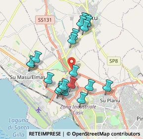 Mappa Strada Statale 131 dir. Km 5.400, 09028 Sestu CA, Italia (1.993)