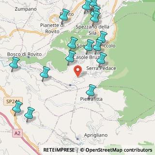 Mappa Via S. Sebastiano, 87050 Pedace CS, Italia (2.74875)