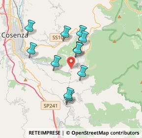 Mappa Via S. Sebastiano, 87050 Pedace CS, Italia (3.36727)