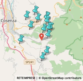 Mappa Via S. Sebastiano, 87050 Pedace CS, Italia (3.47714)