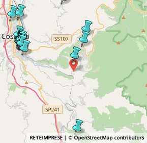 Mappa Via S. Sebastiano, 87050 Pedace CS, Italia (6.61)