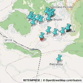 Mappa Via S. Sebastiano, 87050 Pedace CS, Italia (1.2105)