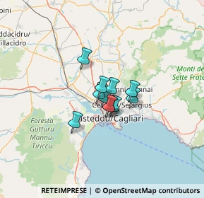 Mappa Via Pezzu Mannu, 09028 Cagliari CA, Italia (6.85091)