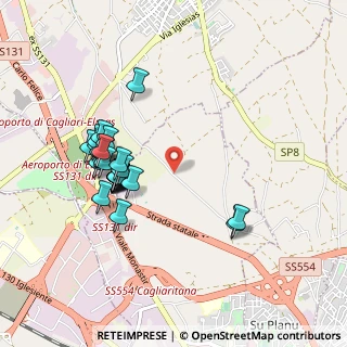 Mappa Via Pezzu Mannu, 09028 Cagliari CA, Italia (1.01481)