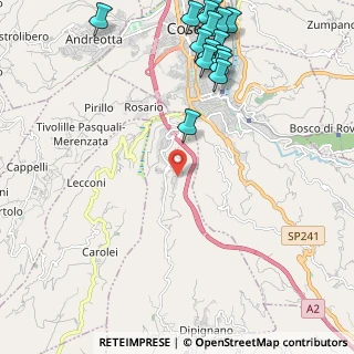 Mappa Via Profenna Vecchia, 87045 Laurignano CS, Italia (3.17333)