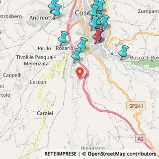 Mappa Via Profenna Vecchia, 87045 Laurignano CS, Italia (2.92929)
