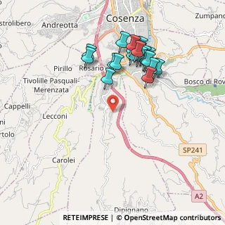 Mappa Via Profenna Vecchia, 87045 Laurignano CS, Italia (2.0865)