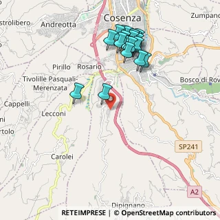 Mappa Via Profenna Vecchia, 87045 Laurignano CS, Italia (2.336)