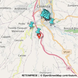Mappa Via Profenna Vecchia, 87045 Laurignano CS, Italia (2.3595)