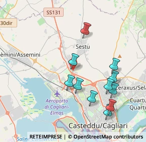 Mappa SS 131ex, 09028 Moriscau CA, Italia (4.27909)