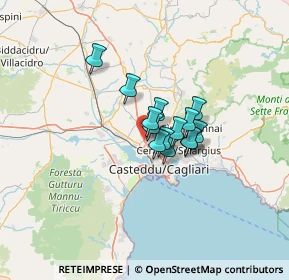 Mappa 09040 Sestu CA, Italia (7.98143)