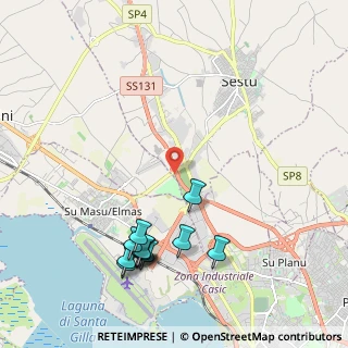 Mappa Stada Provinciale 8 km 0.300 Sestu, 09122 Cagliari CA, Italia (2.63167)