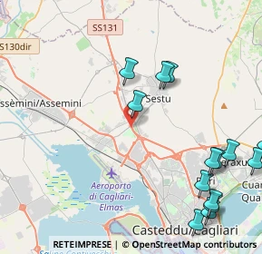 Mappa Stada Provinciale 8 km 0.300 Sestu, 09040 Sestu CA, Italia (6.00643)
