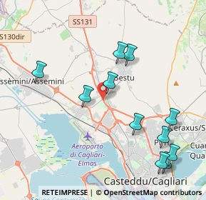 Mappa Stada Provinciale 8 km 0.300 Sestu, 09040 Sestu CA, Italia (4.93364)