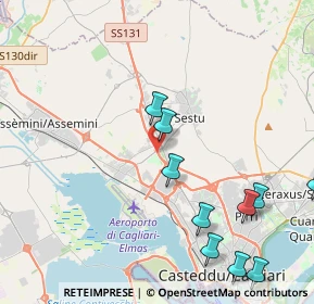 Mappa Stada Provinciale 8 km 0.300 Sestu, 09040 Sestu CA, Italia (6.07583)