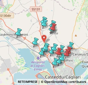 Mappa STR. PROV.8 KM.0, 09028 Sestu CA, Italia (3.6455)